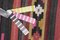Tappeto Kilim extra lungo fatto a mano in rosa, Immagine 12