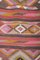 Vintage Turkish Geometric Pastel Staircase Kilim Runner Rug, Image 5