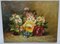 Huile sur Toile Bouquet de Fleurs par Murry Morry Marry to Identifier, 1960s, Huile 1