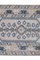 Turkish Distressed Blue Oushak Area Rug Hand-Knotted in Wool 4