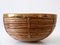 Large Mid-Century Modern Brass and Rattan Fruit Bowl or Centerpiece, Italy, 1960s 8