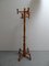 Vintage Oak Standing Coat Rack, 1960s 2