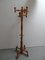 Vintage Oak Standing Coat Rack, 1960s 5