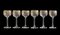 Bicchieri da liquore antichi attribuiti a Baccarat / Saint Louis Crystal, Francia, set di 6, Immagine 1