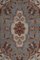 Anatolian Mid-Century Modern Low Pile Rug in Faded Colors with Medallion, Image 3