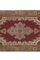 Vintage Turkish Red and Pink Oushak Kitchen Rug 5