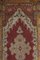 Decorative Distressed Oushak Rug in Red and Gold, Image 7