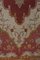 Decorative Distressed Oushak Rug in Red and Gold 10