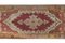 Decorative Distressed Oushak Rug in Red and Gold 5