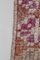 Vintage Anatolian Distressed Handwoven Oushak Kars Runner Rug 11