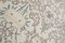 Alfombra de pasillo Oushak Isparta anatolia vintage tejida a mano con borde floral, Imagen 3