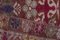 Alfombra de pasillo Herki turca vintage tejida a mano, años 60, Imagen 7