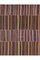 Alfombra Kilim turca vintage a rayas, Imagen 4