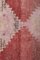 Alfombra de pasillo Herki turca vintage en rojo, Imagen 7