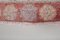 Vintage Muted Red Turkish Herki Runner Rug 11