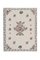 Tapis Kilim Vintage avec Motif Floral, Turquie 1