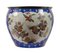 Große chinesische handgefertigte Keramik Fisch Becken Pflanzer 4