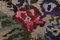 Handwoven Floral Needlepoint Embroided Kilim Rug 7