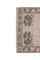 Handwoven Floral Needlepoint Embroided Kilim Rug 4