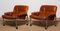 Eva Lounge Chairs in Chrome and Tan Leather from Lindlöfs Möbler, 1960s, Set of 2 12