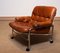Eva Lounge Chairs in Chrome and Tan Leather from Lindlöfs Möbler, 1960s, Set of 2 7