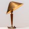 Brass and Elm Table Lamp in the style of Harald Elof Notini for Böhlmarks, 1940s, Image 4