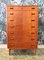 Danish High Chest of Drawers in Teak with Seven Drawers, 1960s, Image 1