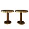 British Brass-Mounted Leather-Topped Ships Tables, 1970s, Set of 2, Image 1