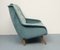 Club Chair in Blue in Velour, 1950s 3