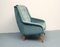 Club Chair in Blue in Velour, 1950s 4