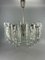 Ice Glass Chandelier from Kalmar Franken Kg, 1970s 5