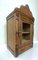 English Victorian Style Carved Elm Wood Wall Cabinet, 1900s, Image 3