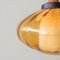 Portuguese Amber Glass Pendant Lamp, 1950s 12