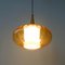 Portuguese Amber Glass Pendant Lamp, 1950s, Image 4