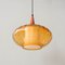 Portuguese Amber Glass Pendant Lamp, 1950s 3