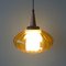 Portuguese Amber Glass Pendant Lamp, 1950s, Image 2