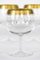 Gilt Crystal Wine Glasses, Set of 6 3