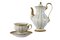 German Meissen Gilt Porcelain Coffee Set for 2 Persons, Set of 5, Image 5