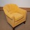 Art Deco Yellow Velvet Lounge Chair in the style of Carl Johanson, Stockholm, 1920s 3