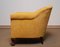 Art Deco Yellow Velvet Lounge Chair in the style of Carl Johanson, Stockholm, 1920s, Image 8