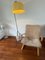 Vintage Wrought Iron French Floor Lamp with Magazine Holder, 1960s 11