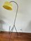 Vintage Wrought Iron French Floor Lamp with Magazine Holder, 1960s 10