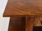 Tavolino da caffè Art Déco geometrico in noce, anni '30, Immagine 12