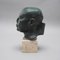 Réplica de la cabeza de sacerdote verde de los museos estatales de yeso de Berlín, década de 1800, yeso, Imagen 5