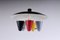 Colored Pendant Light by H. Th. J. A. Busquet for Hala, 1950s 9