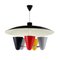 Colored Pendant Light by H. Th. J. A. Busquet for Hala, 1950s 1