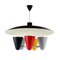 Colored Pendant Light by H. Th. J. A. Busquet for Hala, 1950s, Image 1