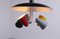 Colored Pendant Light by H. Th. J. A. Busquet for Hala, 1950s 4