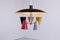 Colored Pendant Light by H. Th. J. A. Busquet for Hala, 1950s 6