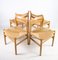 Oak Model BM1 Dining Room Chairs in the style of Børge Mogensen, 1960s, Set of 4, Image 5